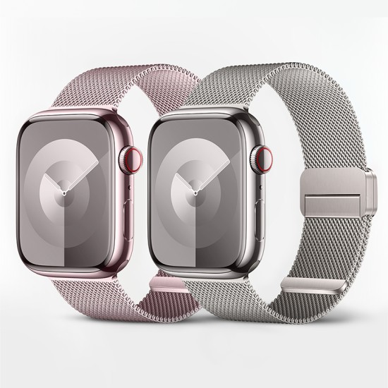 سوار ميلانيز مزدوج بمشبك مغناطيسي مزدوج من سلسلة WA26 ماي (44/45/46/49 مم)