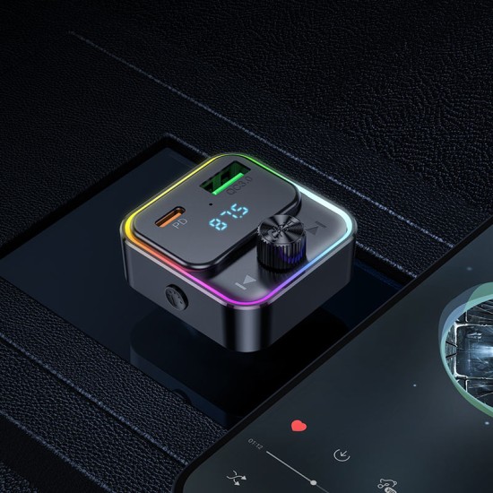 إرسال الصوت عبر بلوتوث E81 Fantasy PD30W + QC3.0 للسيارة