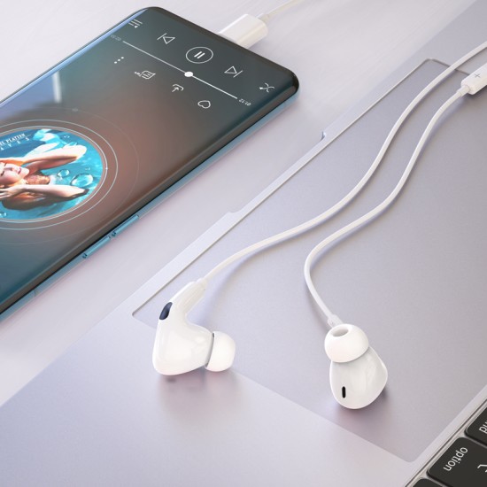 سماعة M101 Pro Crystal Sound بمنفذ Type-C