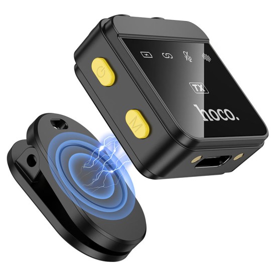 ميكروفون لافاليير لاسلكي رقمي مزدوج المايكروفون (iP/Type-C) L17