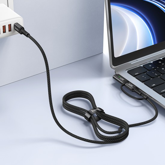 كابل شحن وبيانات مغناطيسي 2 في 1 U142 C to C/Mag3