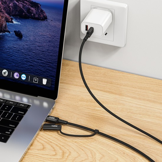 كابل شحن وبيانات مغناطيسي 2 في 1 U142 C to C/Mag3