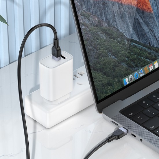 كابل شحن وبيانات X109 إنرجي سيليكون 60 واط C to C (طول 2 متر)